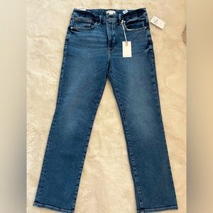NWT Good American- Good Leg Straight jeans.